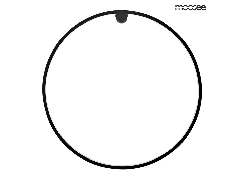 MOOSEE lampa ścienna HOOP 80 czarna - Moosee