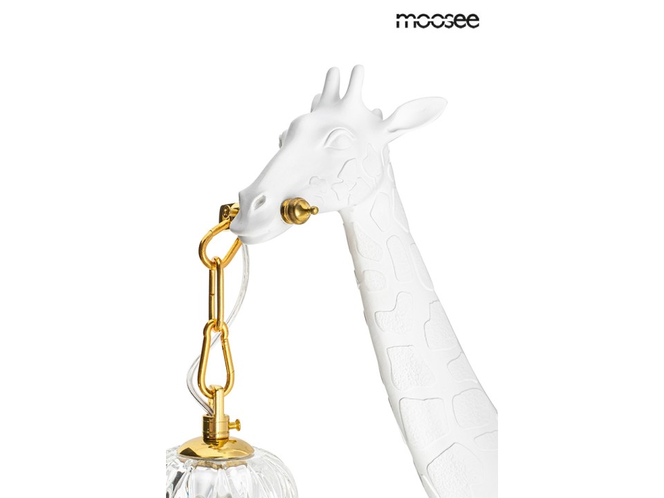 MOOSEE lampa ścienna GIRAFFE biała - Moosee