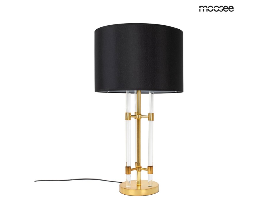 MOOSEE lampa stołowa MOXY złota / czarna - Moosee