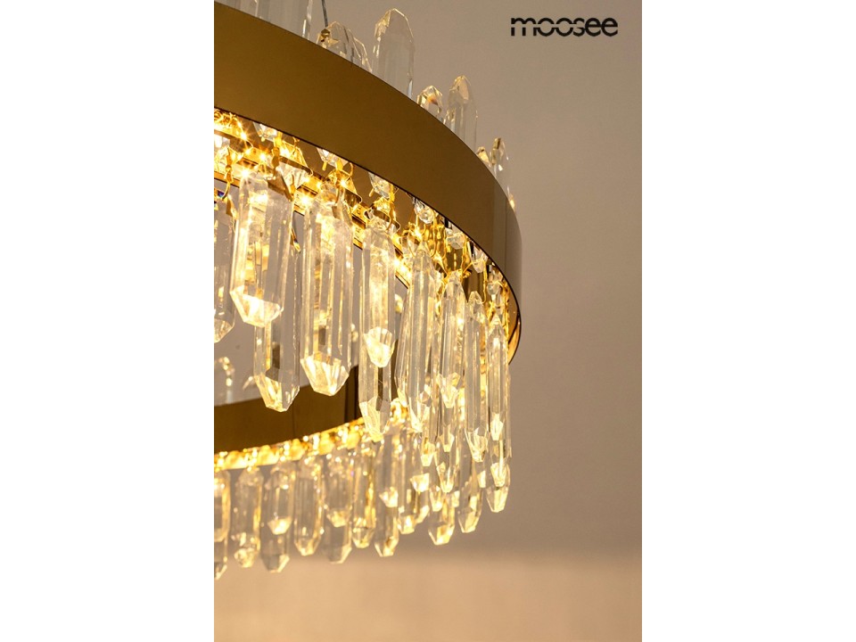 MOOSEE lampa wisząca AMIRA 80 złota - Moosee