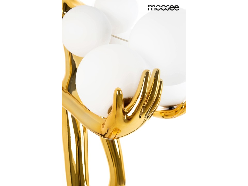 MOOSEE lampa podłogowa HUMAN GOLD PREMIUM - Moosee