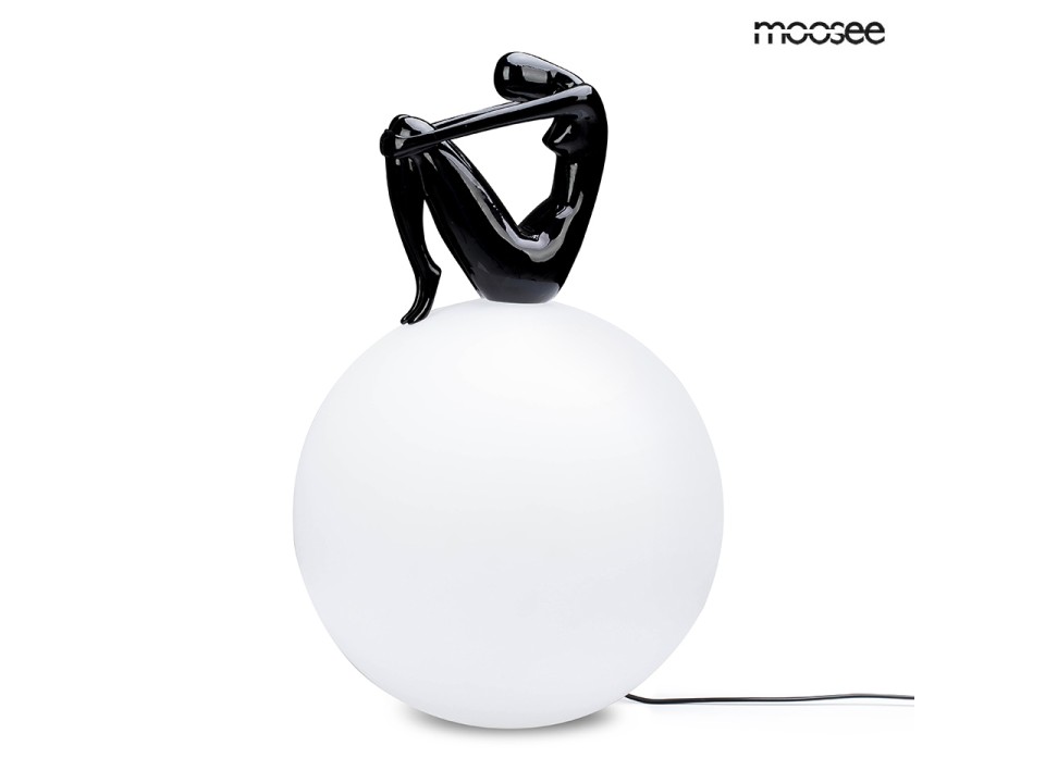 MOOSEE lampa podłogowa UOMO 35 czarna - Moosee