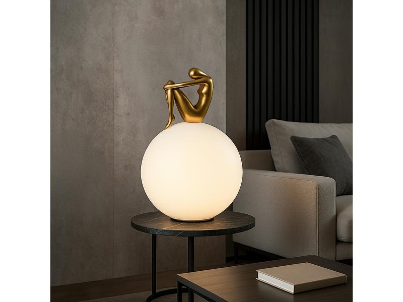 Lampa stołowa UOMO 35 czarna - Moosee