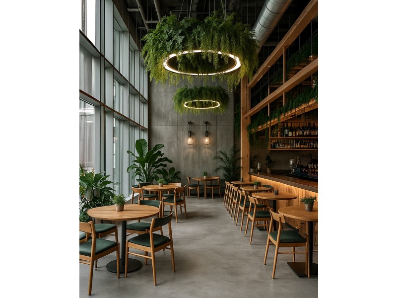 Lampa wisząca GARDENS 90 czarna - Moosee