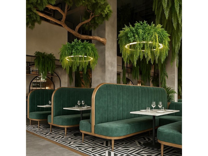 Lampa wisząca GARDENS 90 czarna - Moosee