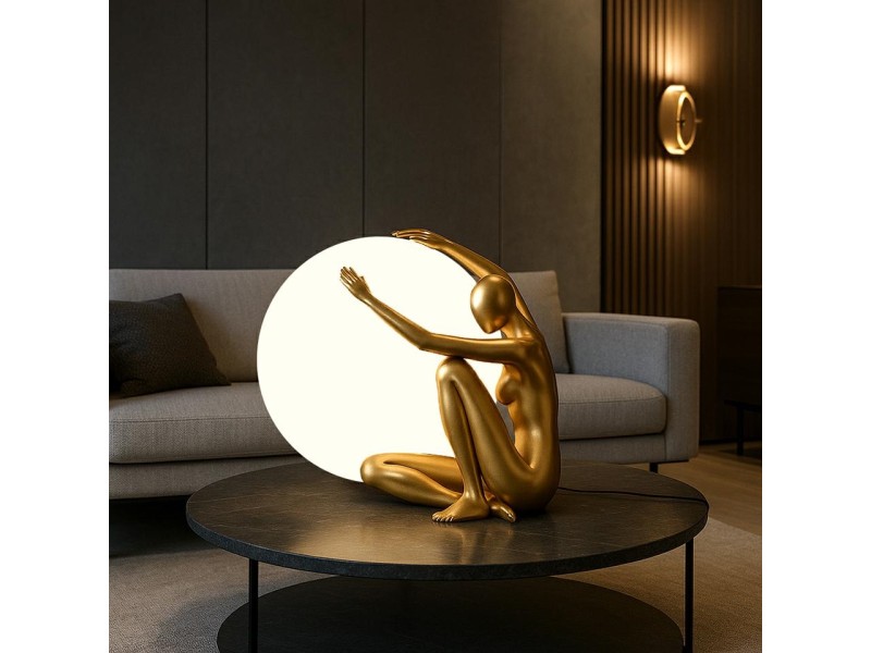 Lampa stołowa UOMO 50 czarna - Moosee