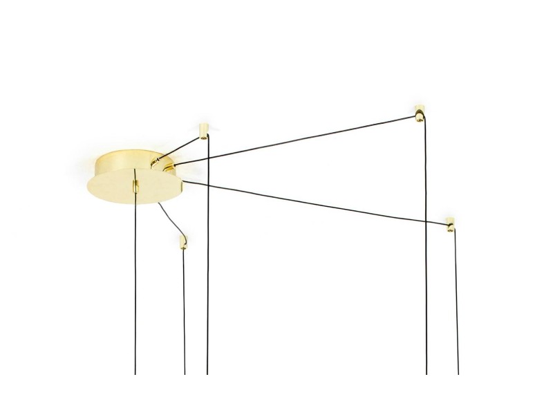 Lampa wisząca MIKADO M złota - Moosee