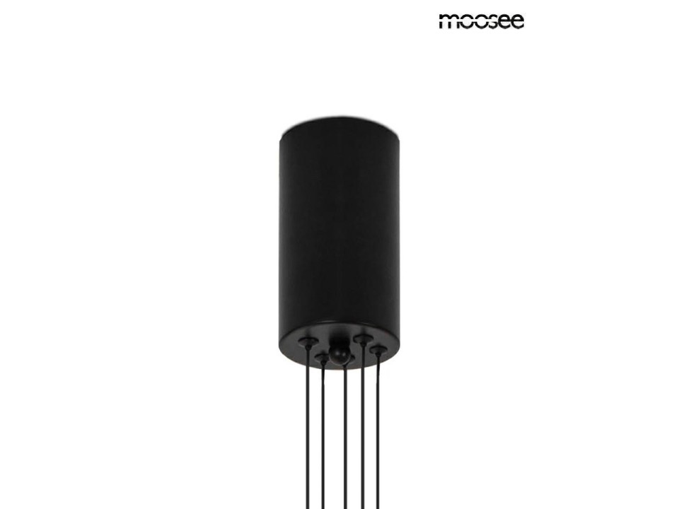 MOOSEE lampa wisząca OCTO 5 czarna - Moosee