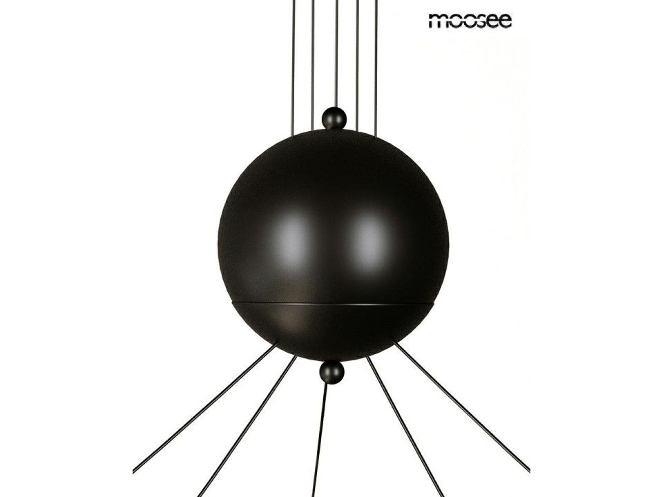 MOOSEE lampa wisząca OCTO 5 czarna - Moosee