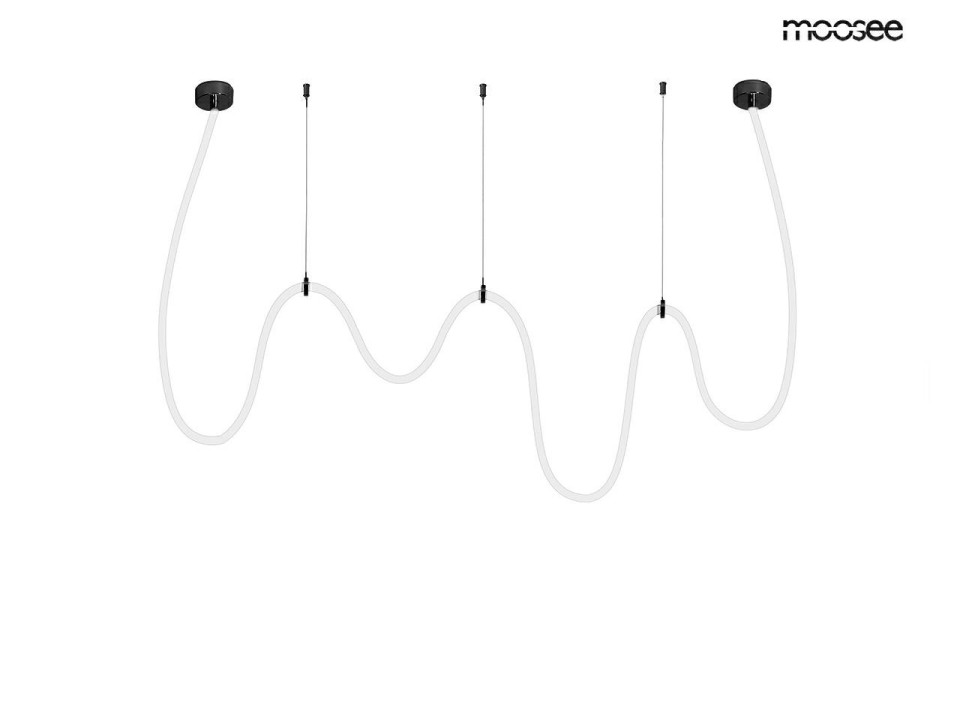 MOOSEE lampa wisząca LASSO 600 Smart czarna - Moosee