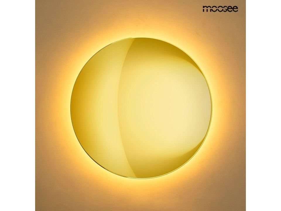 MOOSEE lampa ścienna SHADOW SUN 30 złota - Moosee