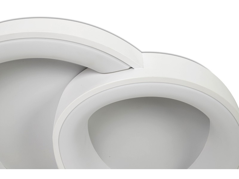 Lampa sufitowa / plafon CELLS 3 biała - Moosee