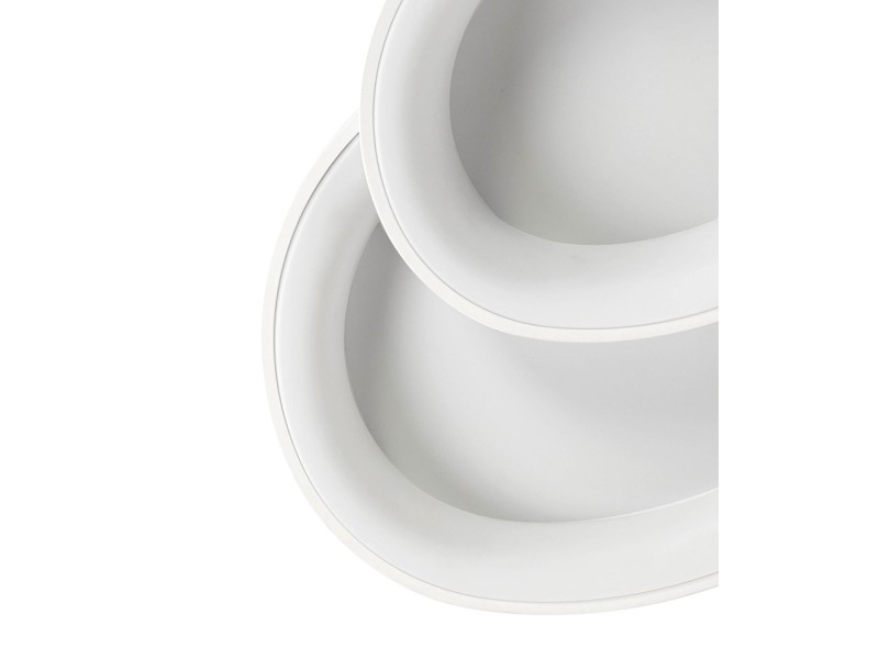 Lampa sufitowa / plafon CELLS 3 biała - Moosee