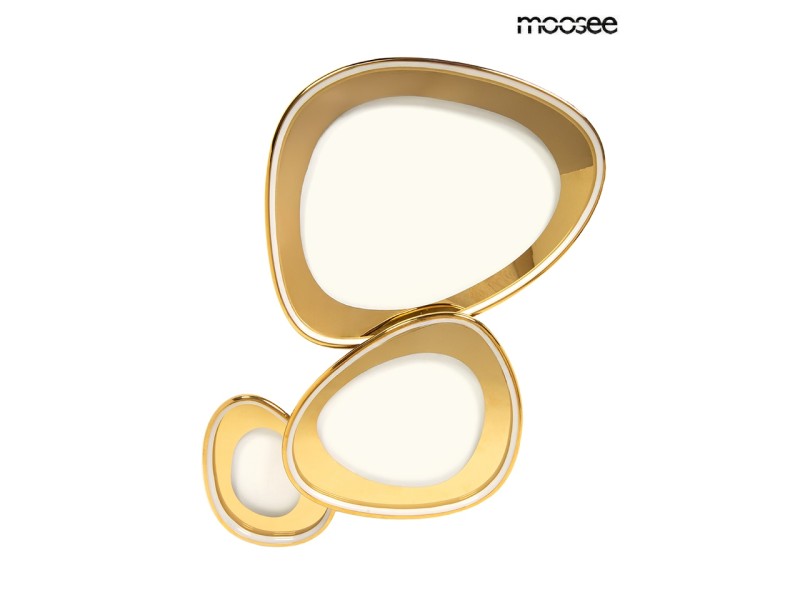 Lampa sufitowa / plafon CELL 3 złota - Moosee