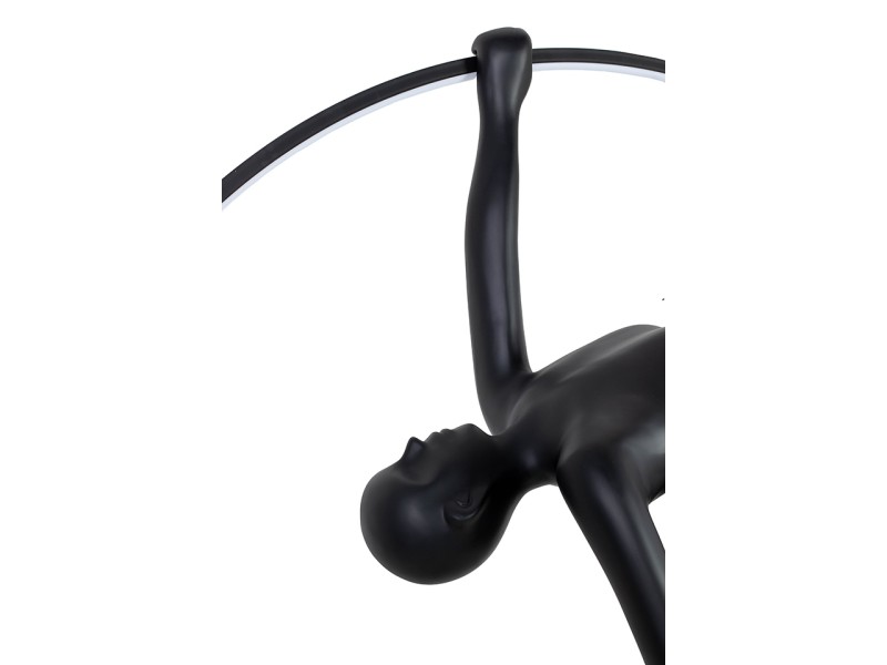 Lampa podłogowa HUMAN ACROBATIC czarna - Moosee