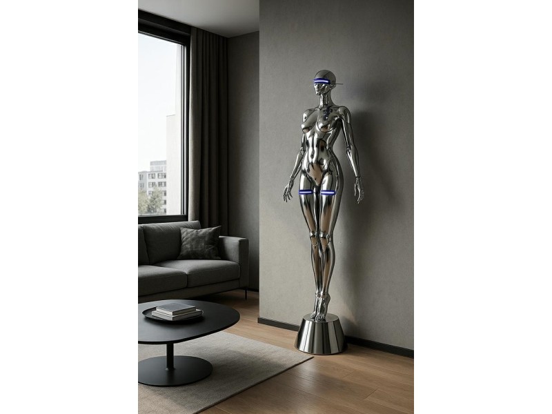 Lampa podłogowa / rzeźba CYBER WOMAN STAND - Moosee