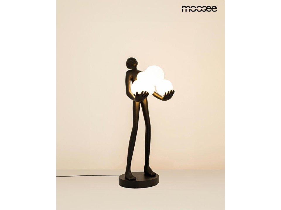 MOOSEE lampa stołowa HUMAN PREMIUM czarna - Moosee