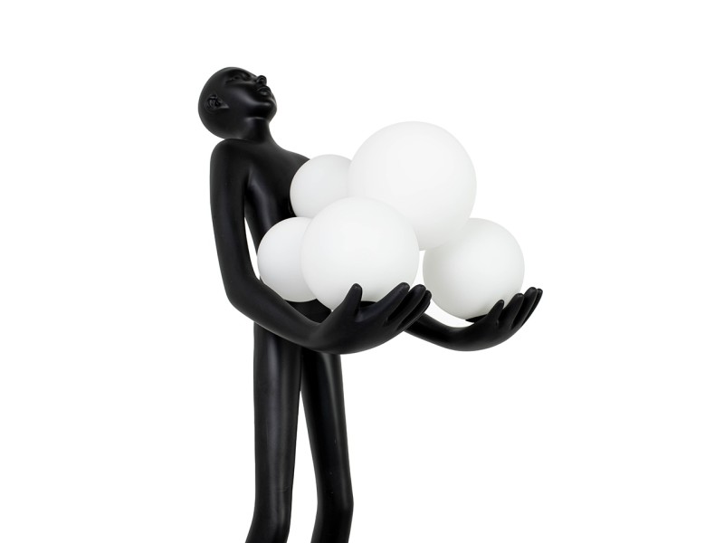 Lampa stołowa HUMAN PREMIUM czarna - Moosee