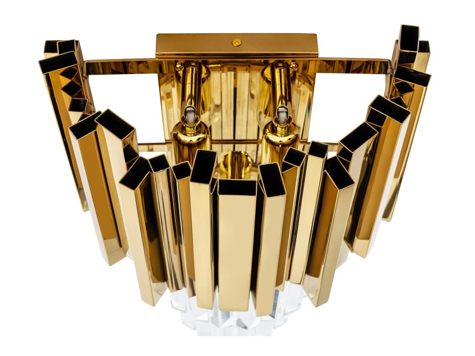 MOOSEE lampa ścienna IMPERIAL WALL GOLD - stal, kryształ - Moosee