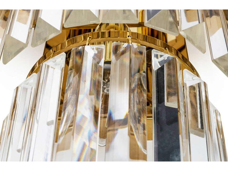 MOOSEE lampa ścienna IMPERIAL WALL GOLD - stal, kryształ - Moosee