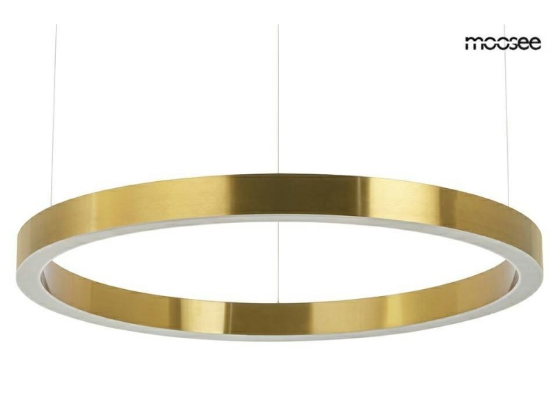 Lampa wisząca RING 80 złota - Moosee