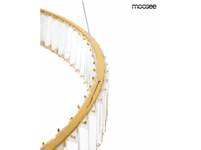 Lampa wisząca WAVE 80 złota - Moosee