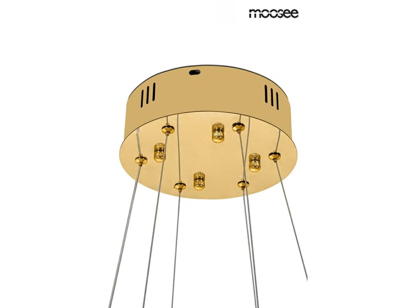 Lampa wisząca WAVE 80 złota - Moosee