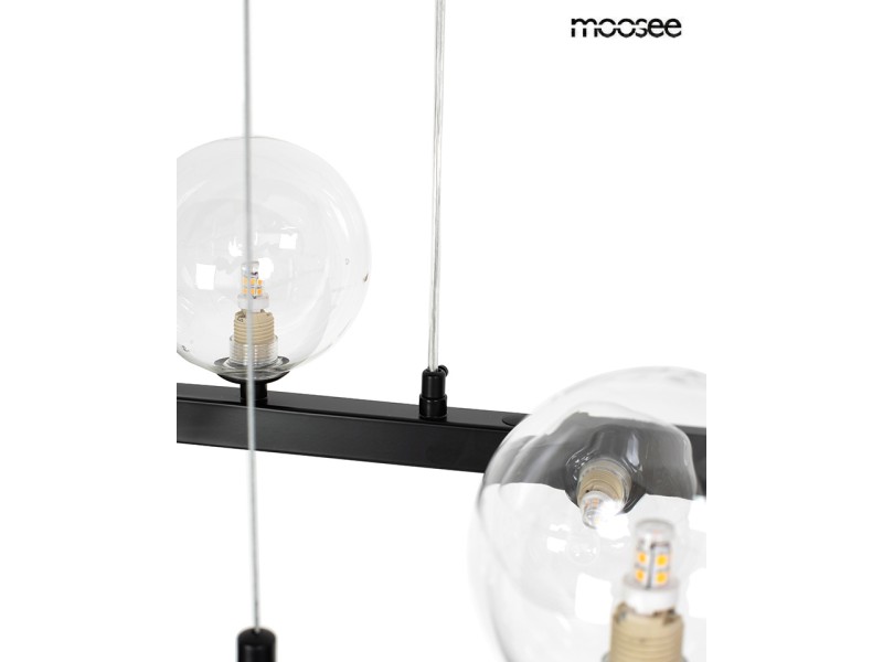 Lampa wisząca ALURE OVAL 120 czarna - Moosee