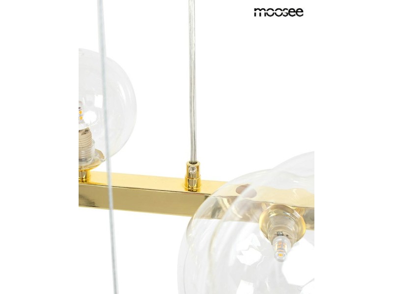 Lampa wisząca ALURE OVAL 120 złota - Moosee