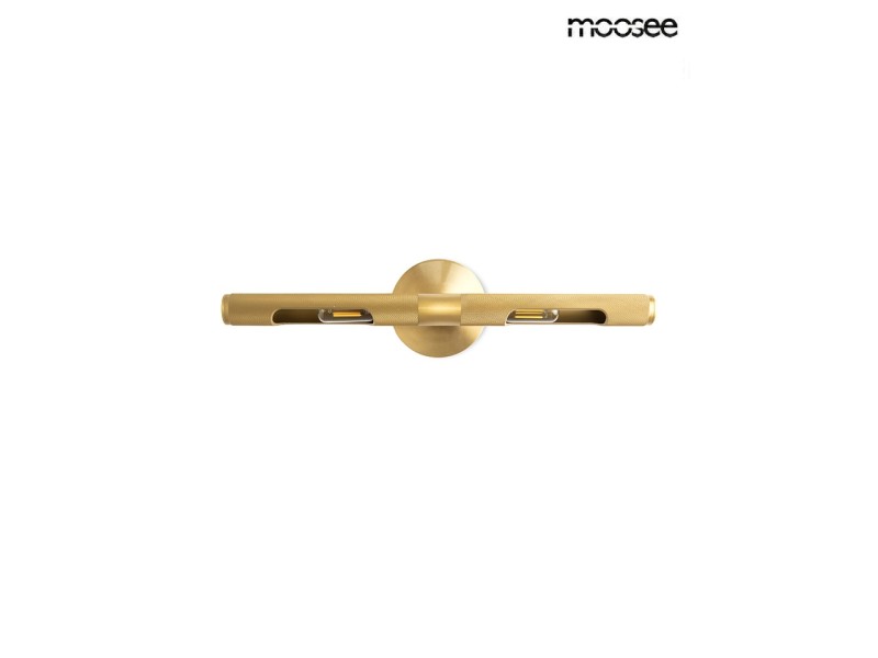 Lampa ścienna CRUDO złota - Moosee