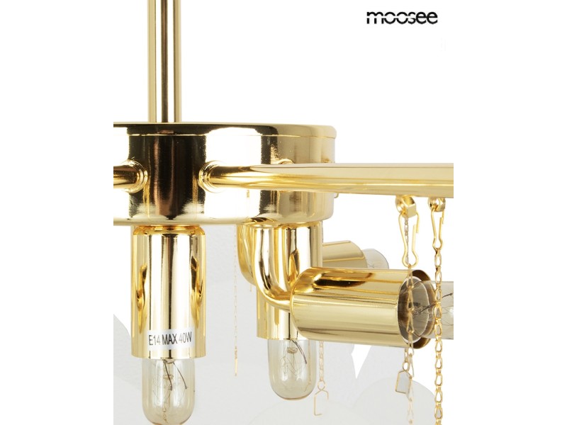 Lampa wisząca SUONO 80 złota - Moosee