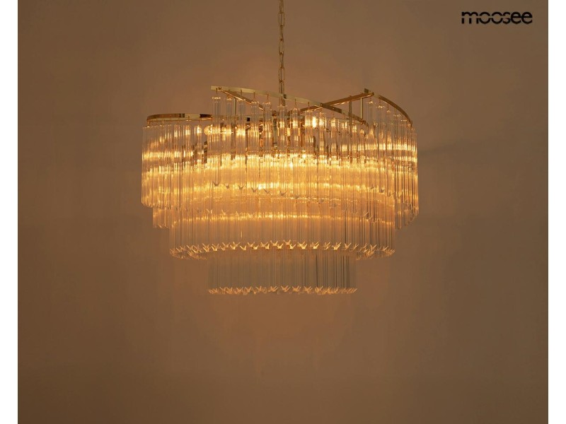 Lampa wisząca LUMA 60 złota - Moosee