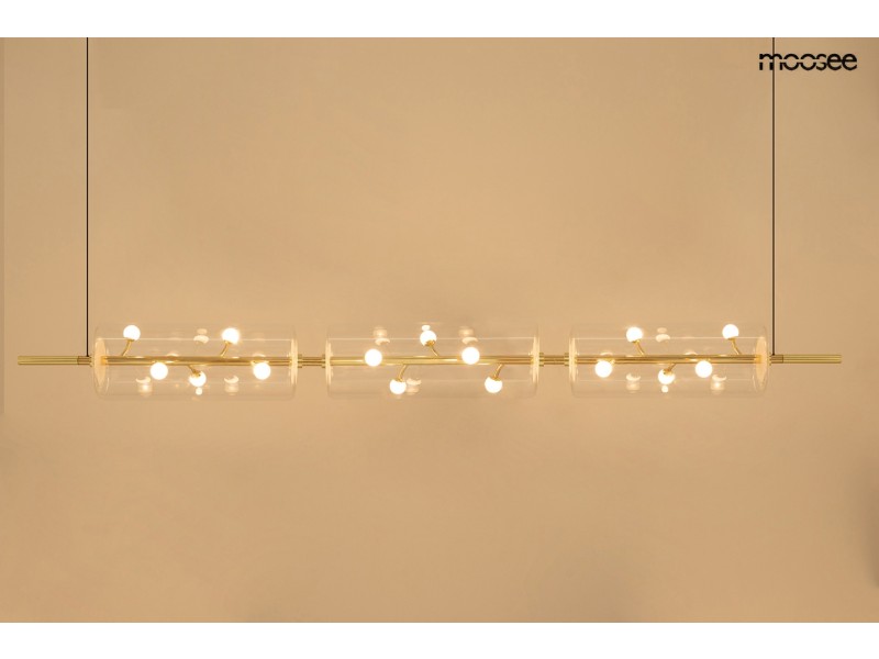 Lampa wisząca CLARA złota - Moosee