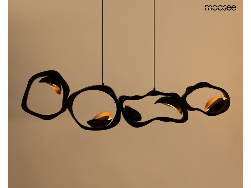 Lampa wisząca TORRE czarna - Moosee