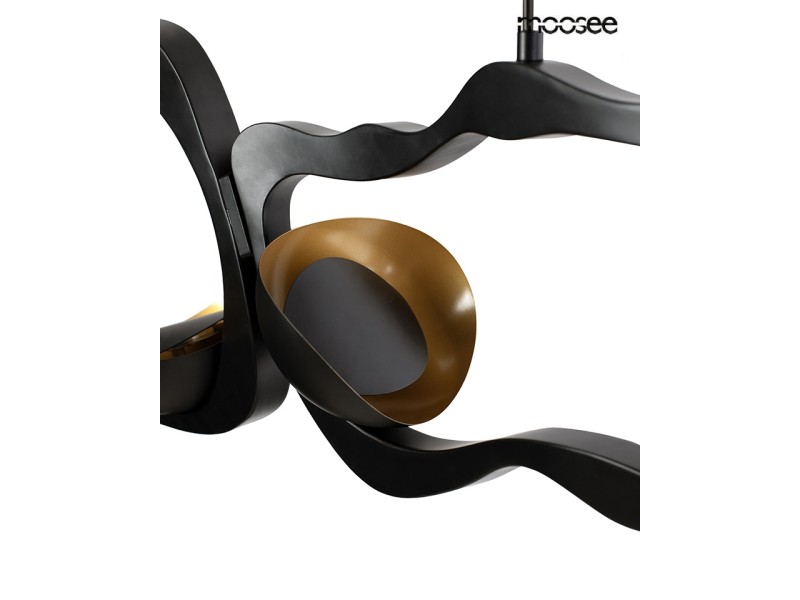 Lampa wisząca TORRE czarna - Moosee