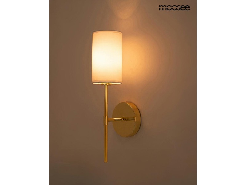 Lampa ścienna IMPERIO złota - Moosee