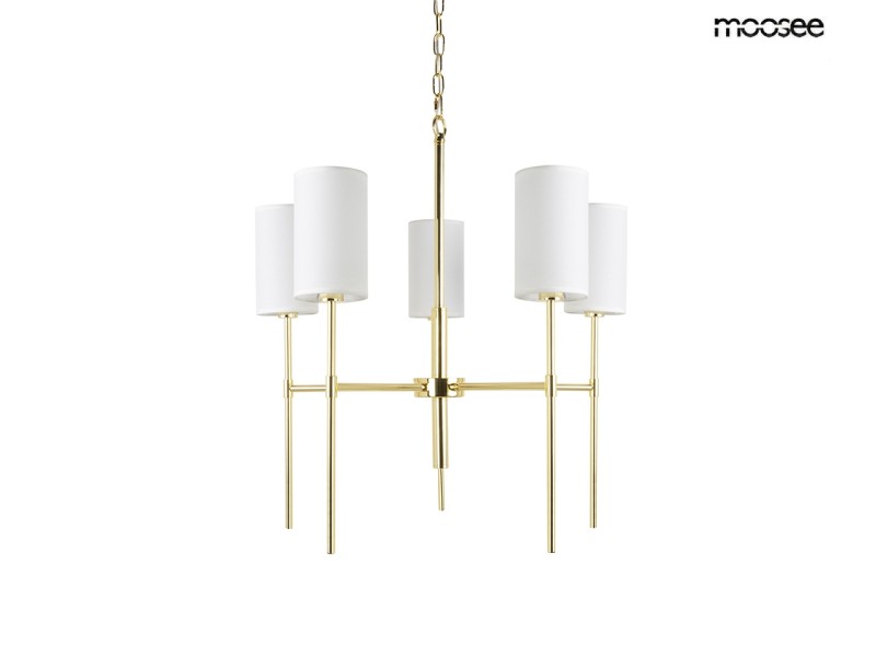 Lampa wisząca IMPERIO 5 złota - Moosee