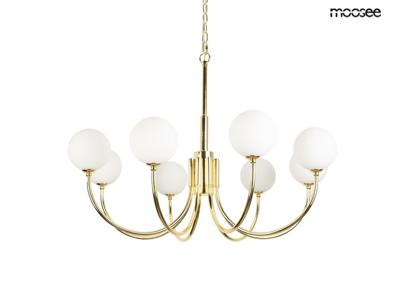 Lampa wisząca GRACIA złota - Moosee