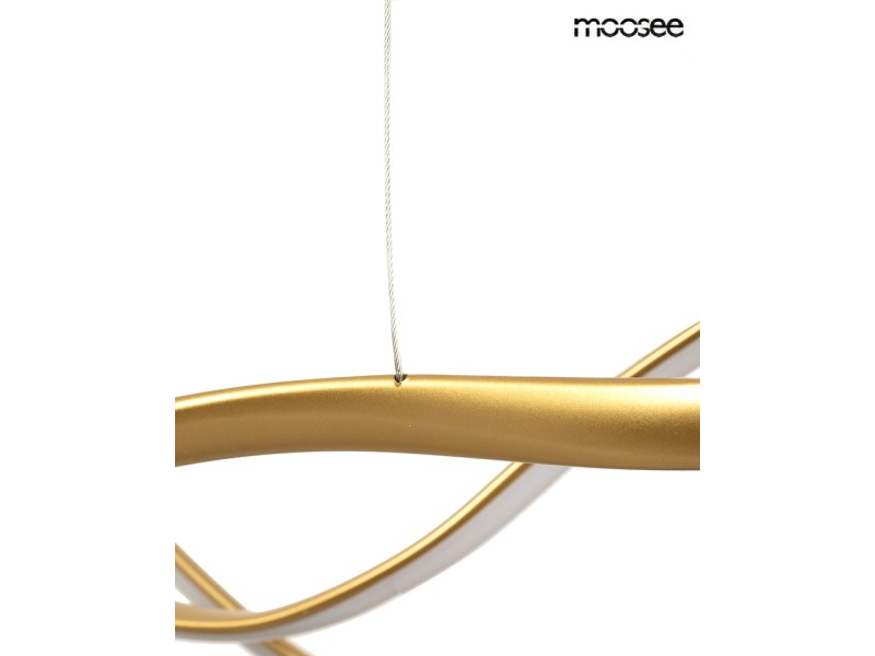 Lampa wisząca WAVES 2 złota - Moosee