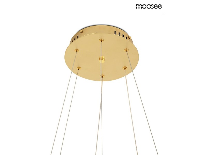 Lampa wisząca WAVES 2 złota - Moosee