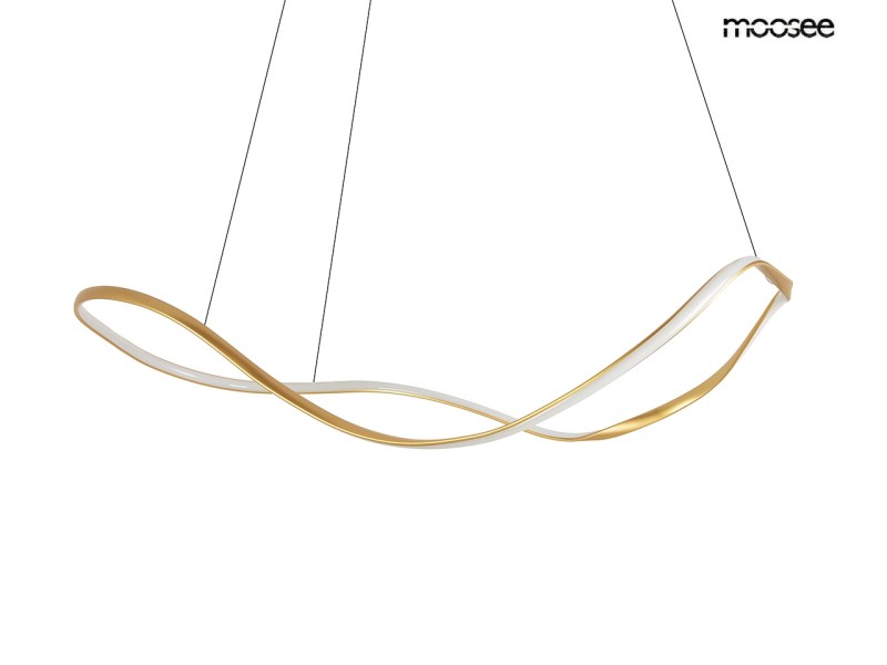 Lampa wisząca WAVES 100 złota - Moosee