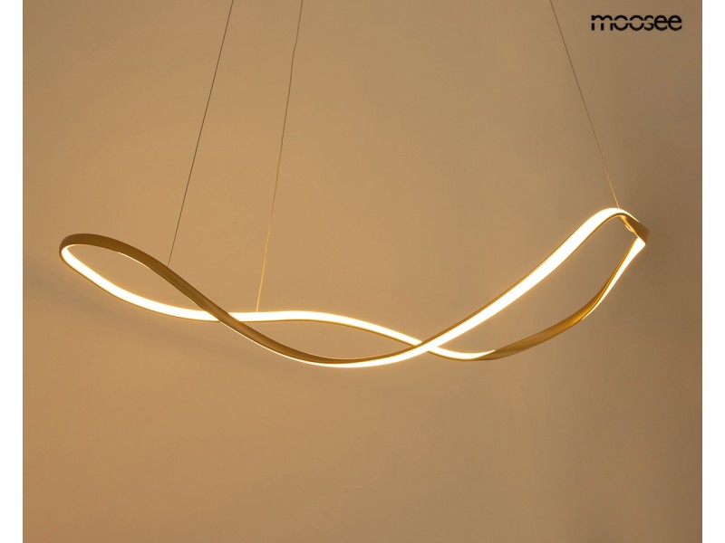 Lampa wisząca WAVES 100 złota - Moosee