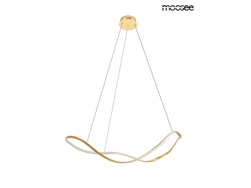 Lampa wisząca WAVES 100 złota - Moosee