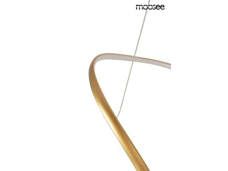 Lampa wisząca WAVES 100 złota - Moosee