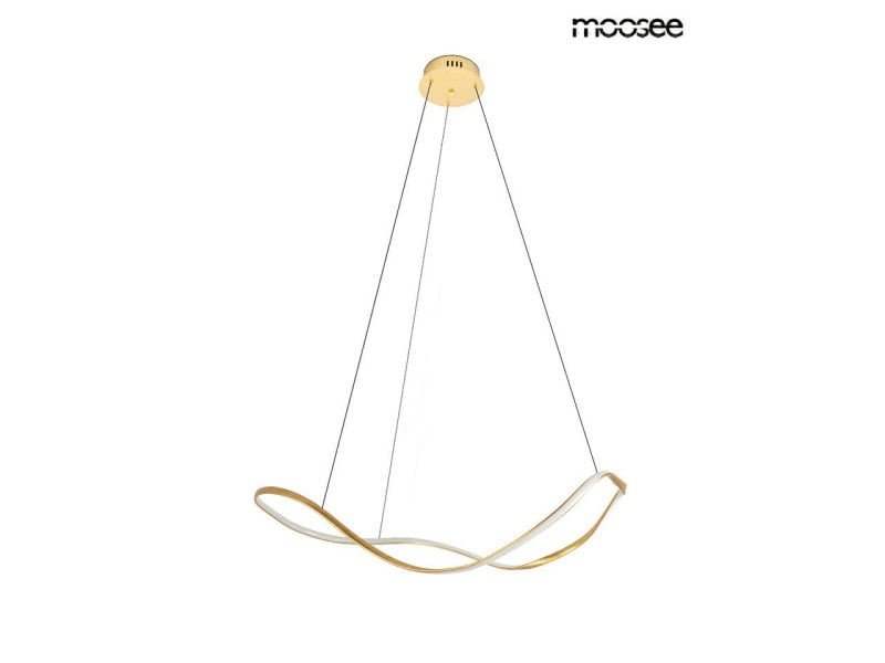 Lampa wisząca WAVES 80 złota - Moosee