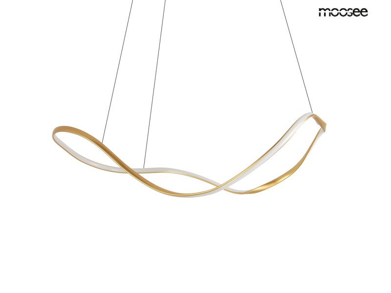 Lampa wisząca WAVES 60 złota - Moosee