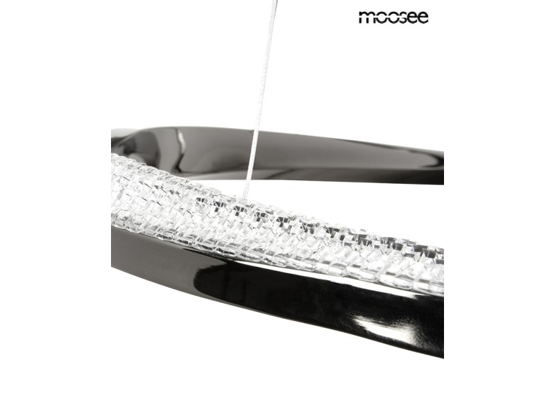 Lampa wisząca ANILLO 2 czarna - Moosee