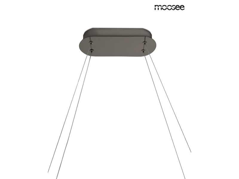 Lampa wisząca ANILLO 120 czarna - Moosee