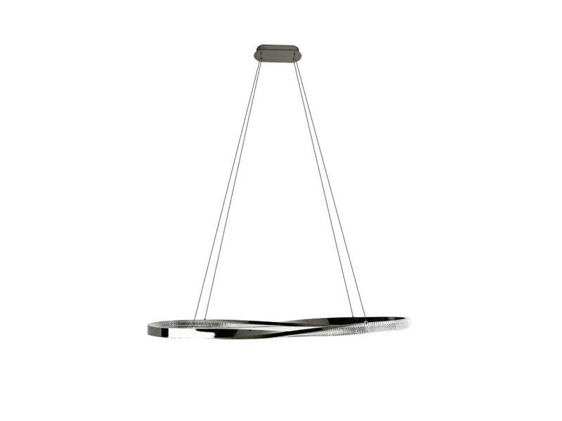 Lampa wisząca ANILLO 120 czarna - Moosee