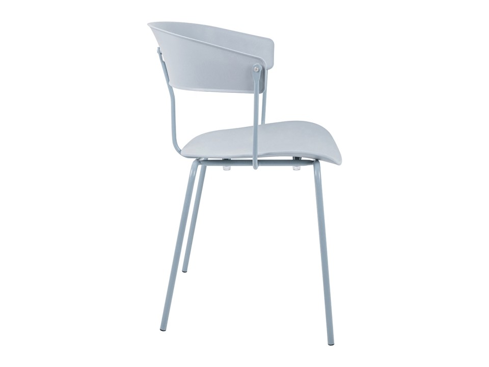 Krzesło JETT jasnoszare - polipropylen, metal - King Home